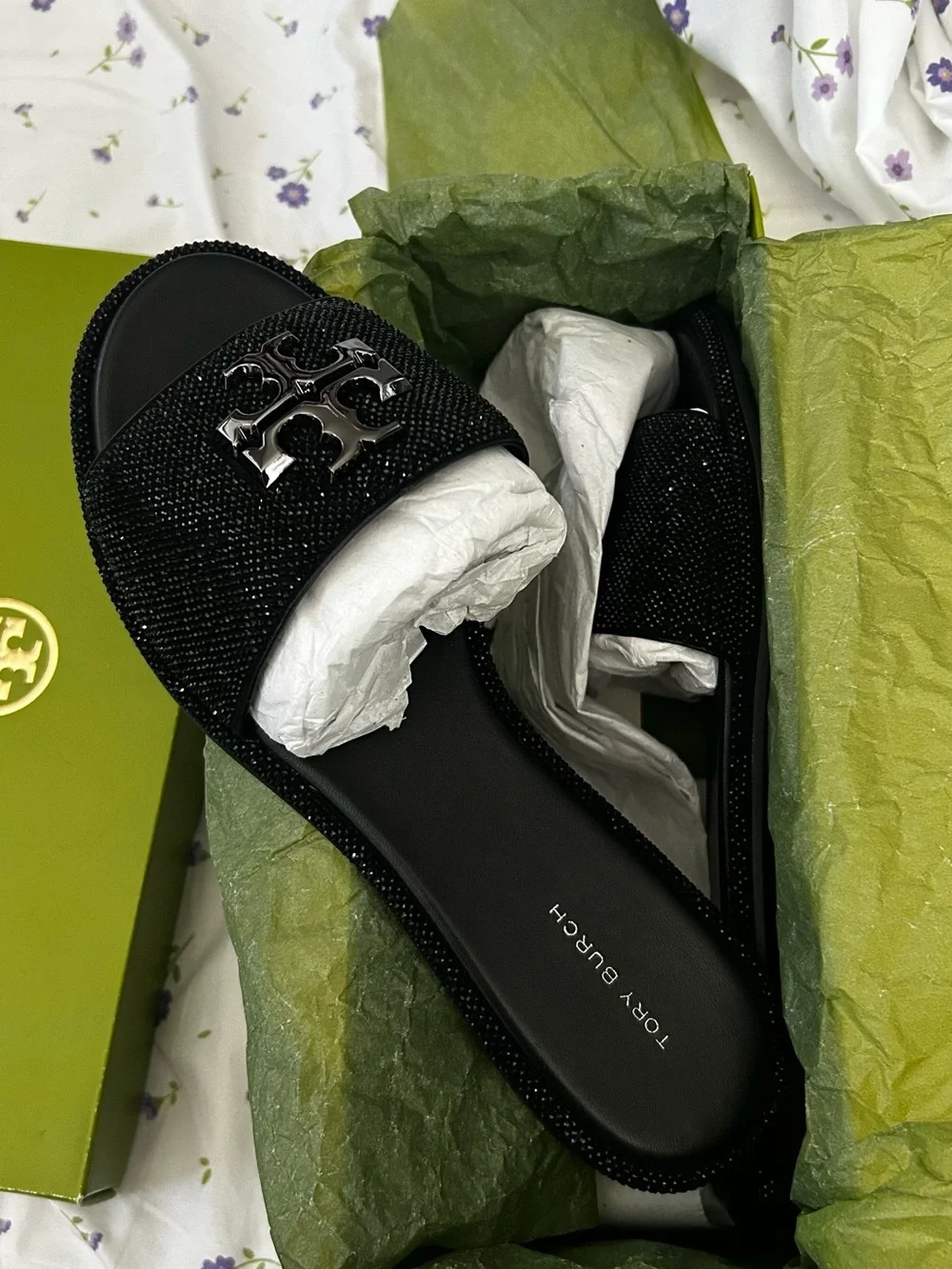 Tory Burch Everly Slide in Perfect Black
